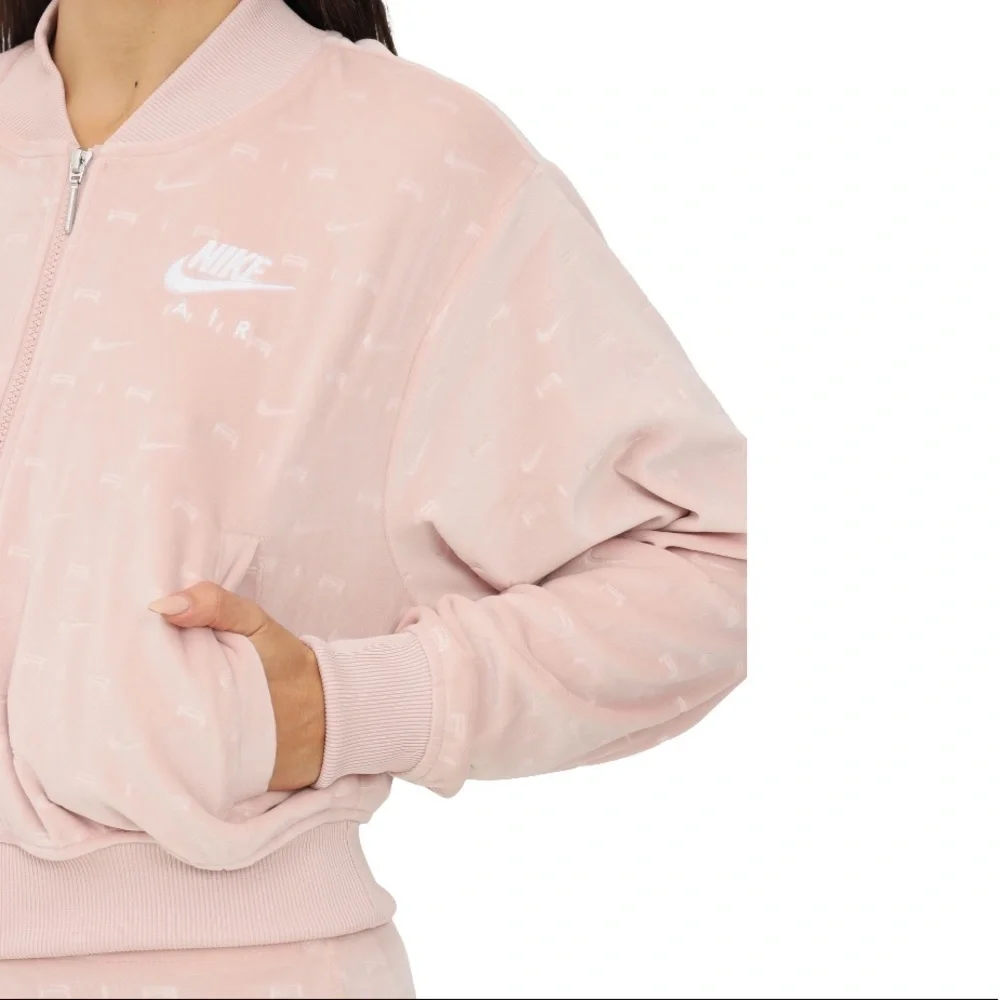 Womens Nike Air Velour full zip sweater - Picture 2 of 6